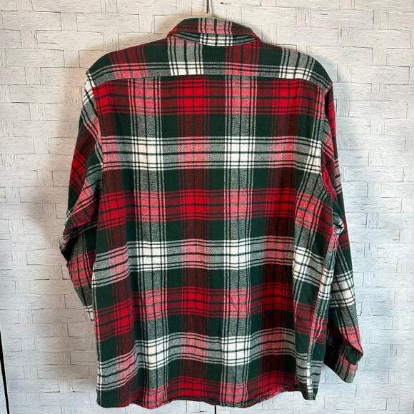 LL Bean Womens vintage made in the USA plaid button up shirt Gorpcore outdoor - Picture 2 of 8